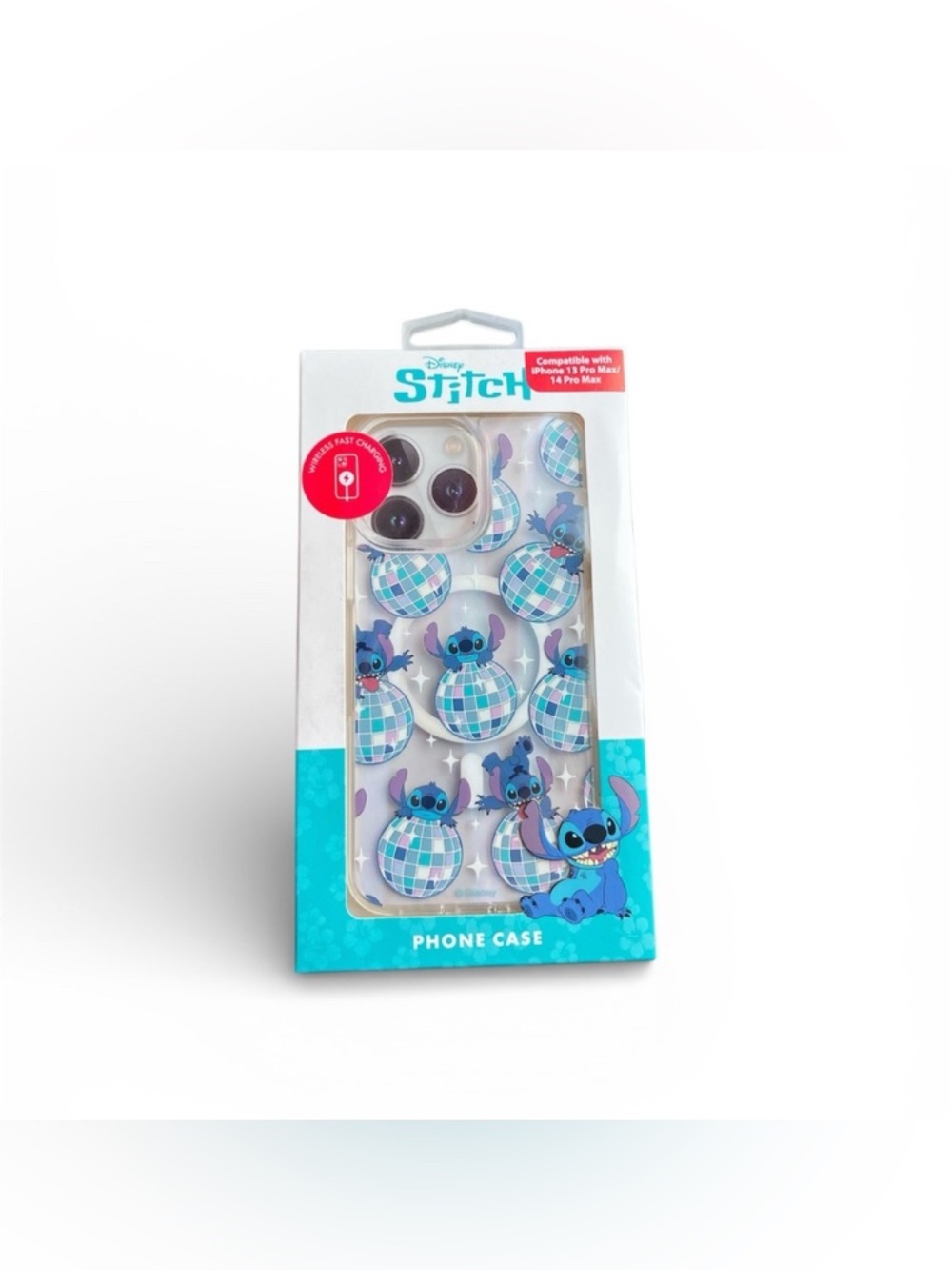 NEW Disney Stitch Disco Protective iPhone 13 Pro Max/14 Pro Max Skinnydip Case